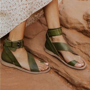 Free People Vale Boot ankle strap with buckle Sandals